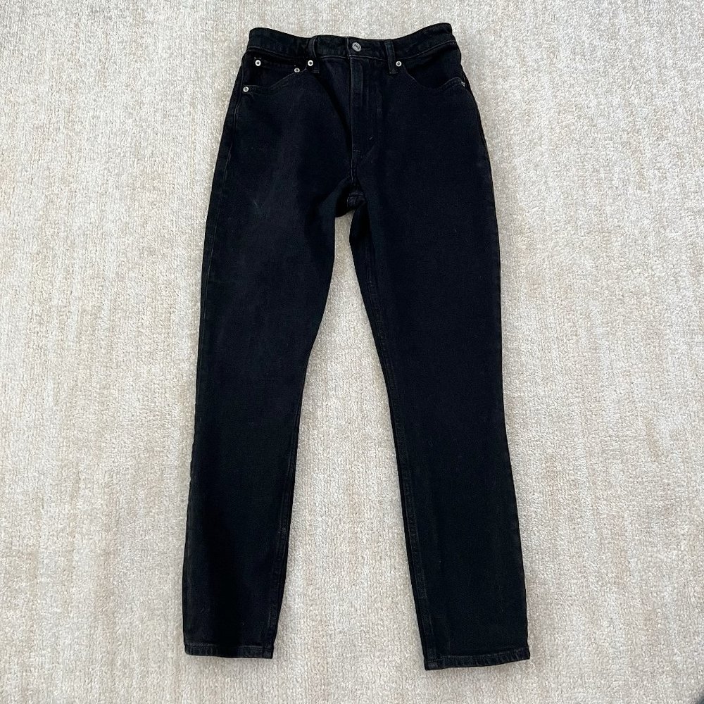 Abercrombie & Fitch The Skinny High Rise Jeans 26 / 2 Curve Love Black
